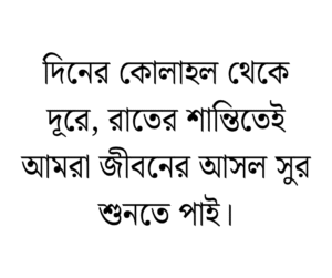 রাত নিয়ে ক্যাপশন