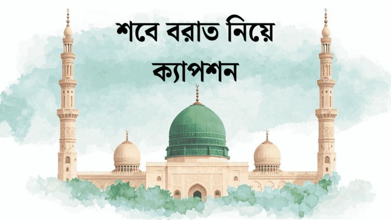 শবে বরাত নিয়ে ক্যাপশন